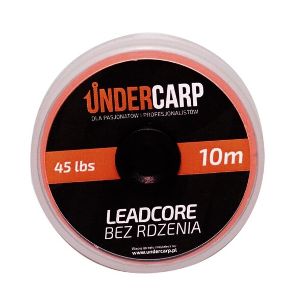 UNDERCARP Leadcore bez rdzenia 10m 45lbs zielony