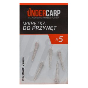 UNDERCARP Wkrętka do przynęt 27mm przezroczysta