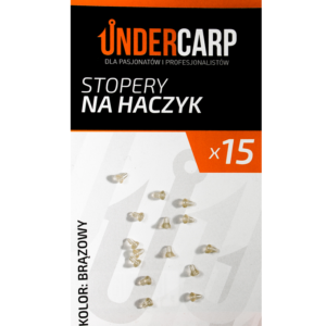 UNDERCARP Stopery na haczyk brązowe