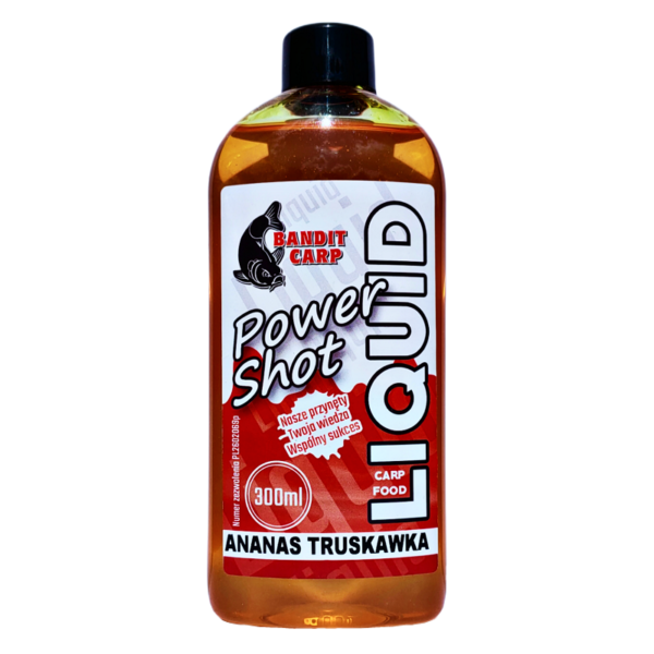 Bandit Carp Liquid Power Shot 300ml Ananas Truskawka