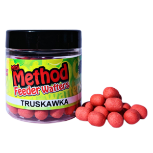 Bandit Carp kulki Mini Method Feeder Wafters Truskawka