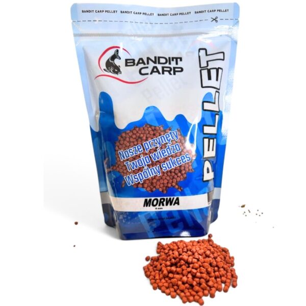 BANDIT CARP Pellet zanętowy Morwa 4mm 1kg BANDIT CARP Pellet zanętowy Morwa 4mm 1kg