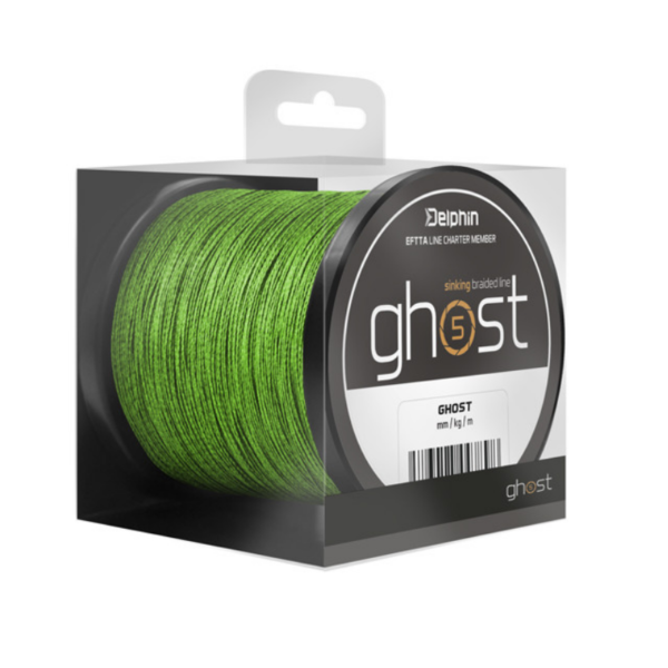 Plecionka Delphin Ghost 4+1 Zielona 0.18mm 300m