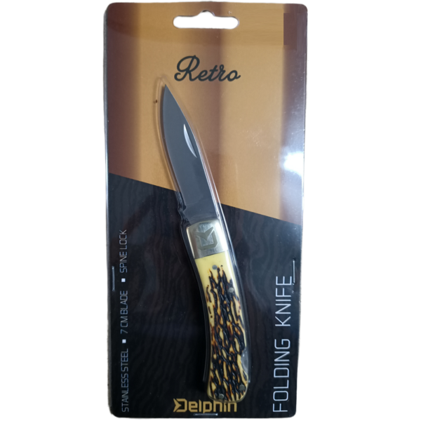 Scyzoryk Nóż wędkarski Delphin Retro