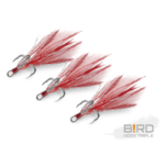 Delphin kotwice Bird czerwone pióra 3 szt