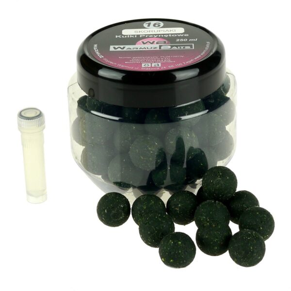 Warmuz Baits kulki przynętowe Skorupiaki 16mm + dopalacz