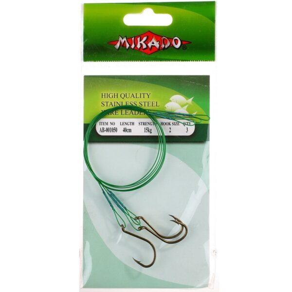 Przypon stalowy z hakiem 15cm Mikado ZG010-15