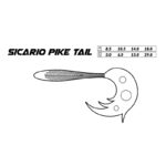 MIKADO Przynęta Sicario Pike Tail