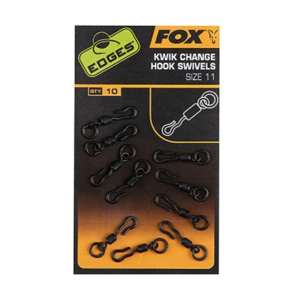 FOX Krętlik do szybkiej wymiany haczyka Edges™ Kwik Change Hook Swivel rozm. 11