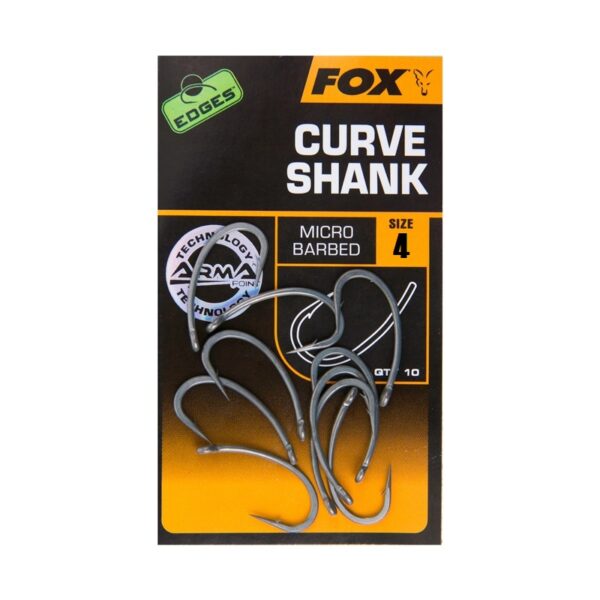 Fox Edges™ Arma Point Haczyki Curve Shank rozm. 4