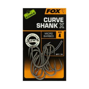 Fox Edges™ Haczyki Curve Shank X rozm. 4