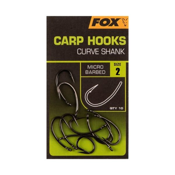 Fox Haczyki Curve Shank Carp Hooks rozm. 2