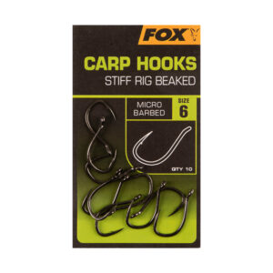 Fox Haczyki Stiff Rig Beaked Carp Hooks rozm. 6