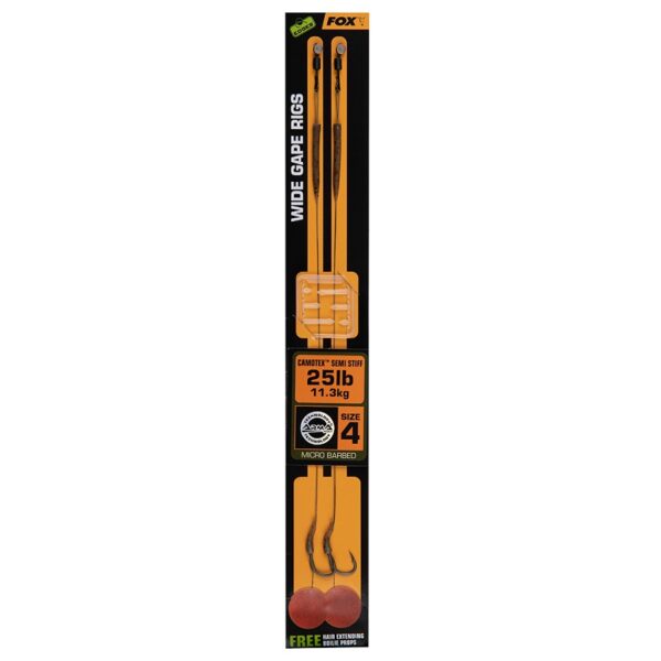 Fox Przypony Edges™ Wide Gape Beaked Rigs rozm. 4 - 25lb - 2 szt.