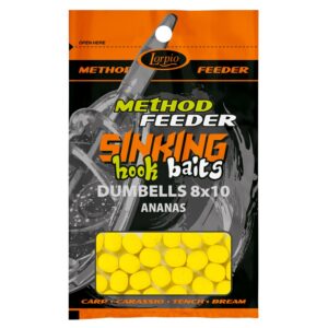 LORPIO Dumbells Hook Baits Sinking 8x10mm 20g Ananas