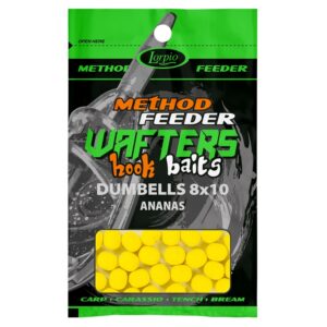 LORPIO Dumbells Wafters Hook Baits 8x10mm 15g Ananas