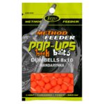 LORPIO Dumbells pop up Hook Baits 8x10mm 15g Mandarynka