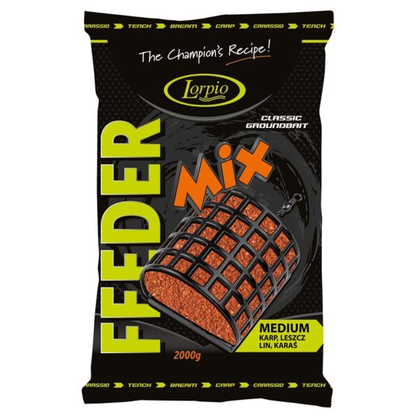 LORPIO Zanęta MPU Feeder Mix Medium 2000g