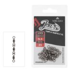 Mikado Krętlik Jaws Triple Swivels 35kg