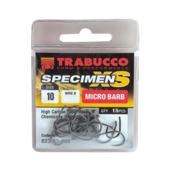 TRABUCCO Haczyki XS Specimen rozm. 10