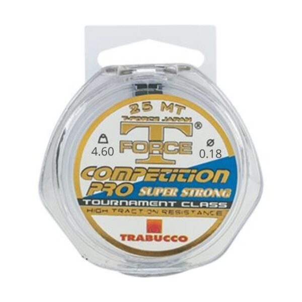 TRABUCCO Żyłka przyponowa T-Force Competition 0.18mm 25m