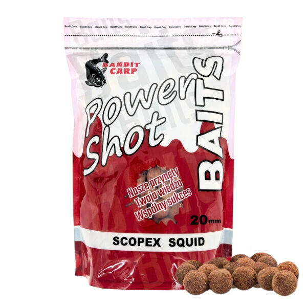 BANDIT CARP Kulki zanętowe PS Scopex Squid 1kg 20mm