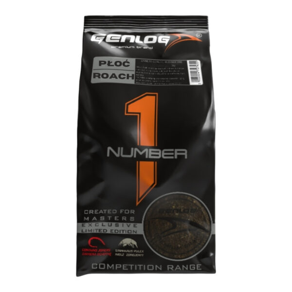 GENLOG Zanęta Number One 1 Płoć Roach 1kg GENLOG Zanęta Number One 1 Płoć Roach 1kg