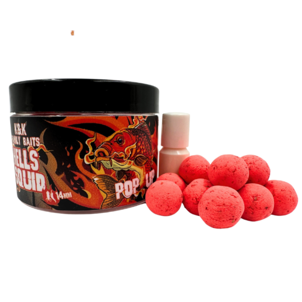 KK Family Baits Kulki pop up Hells Squid