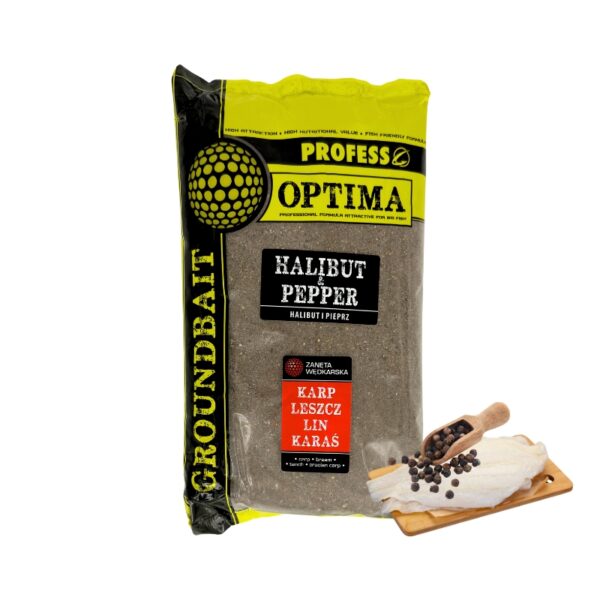 PROFESS Zanęta Optima Halibut Pieprz 1kg