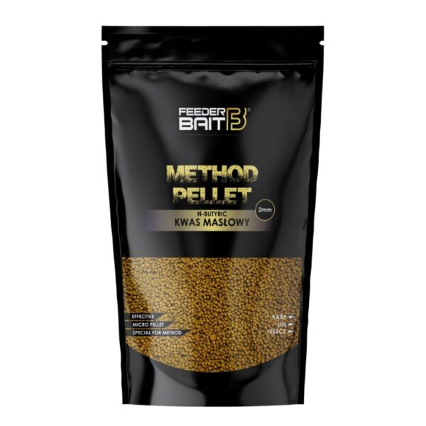 FEEDER BAIT Micro Pellet 2mm Kwas Masłowy 800g