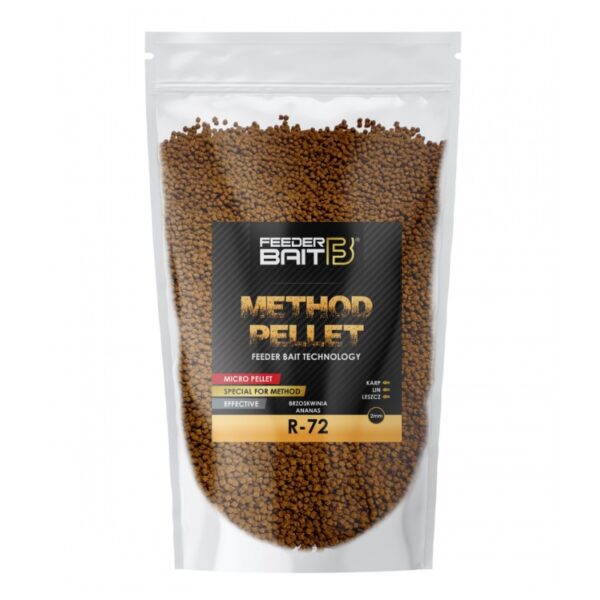 FEEDER BAIT Micro Pellet 2mm R-72 Brzoskwinia & Ananas 800g
