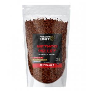 FEEDER BAIT Micro Pellet 2mm Truskawka 800g