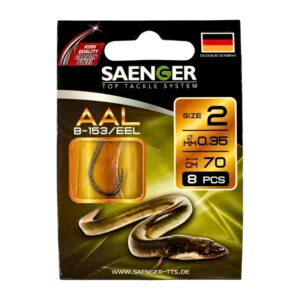 SAENGER Przypony wiązane Aal Węgorz 70cm 0.35mm rozm. 2