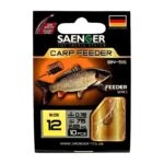 SAENGER Przypony wiązane Carp Feeder 75cm 0.18mm rozm. 12