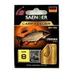 SAENGER Przypony wiązane Carp Feeder 75cm 0.22mm rozm. 8