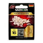 SAENGER Przypony wiązane Madenhaken 60cm 0.16mm rozm. 16