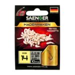 SAENGER Przypony wiązane Madenhaken 60cm 0.18mm rozm. 14