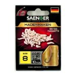 SAENGER Przypony wiązane Madenhaken 60cm 0.20mm rozm. 8
