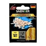 SAENGER Przypony wiązane Madenhaken 80cm 0.18mm rozm. 12