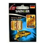 SAENGER Przypony wiązane Tench Lin 60cm 0.14mm rozm. 14