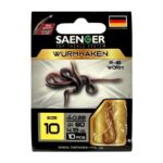 SAENGER Przypony wiązane Wurmhaken 60cm 0.22mm rozm. 10