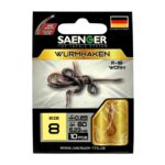 SAENGER Przypony wiązane Wurmhaken 60cm 0.25mm rozm. 8