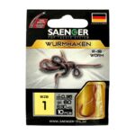 SAENGER Przypony wiązane Wurmhaken 60cm 0.35mm rozm. 1