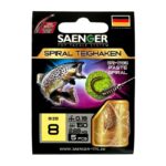 SAENGER Przypony wiązane ze Spiralą 150cm 0.18mm rozm. 8