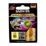 SAENGER Przypony wiązane ze Spiralą 150cm 0.22mm rozm. 6