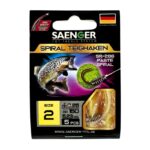 SAENGER Przypony wiązane ze Spiralą 150cm 0.25mm rozm. 2