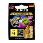 SAENGER Przypony wiązane ze Spiralą 150cm 0.25mm rozm. 4