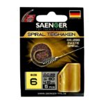 SAENGER Przypony wiązane ze Spiralą 60cm 0.22mm rozm. 6
