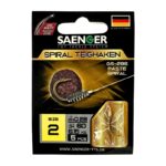 SAENGER Przypony wiązane ze Spiralą 60cm 0.28mm rozm. 2