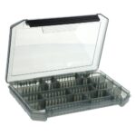 MIKADO Pudełko z przegródkami czarne 20.5x14.5x2.7cm